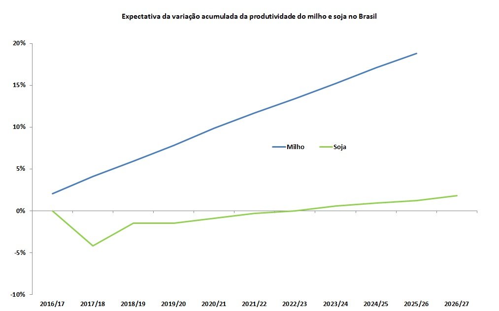 expectativa de produtividade do milho