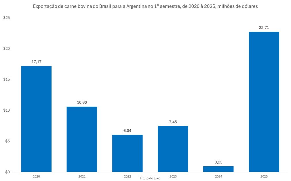 importação de carne brasileira pela argentina