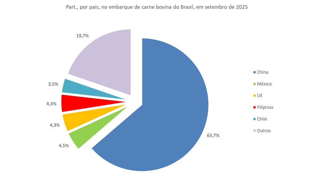 principais importadores de carne bovina do Brasil