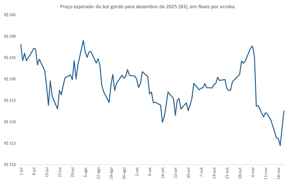 preço futuro do boi gordo