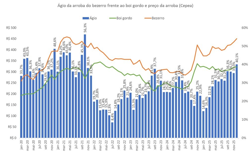 ágio do bezerro