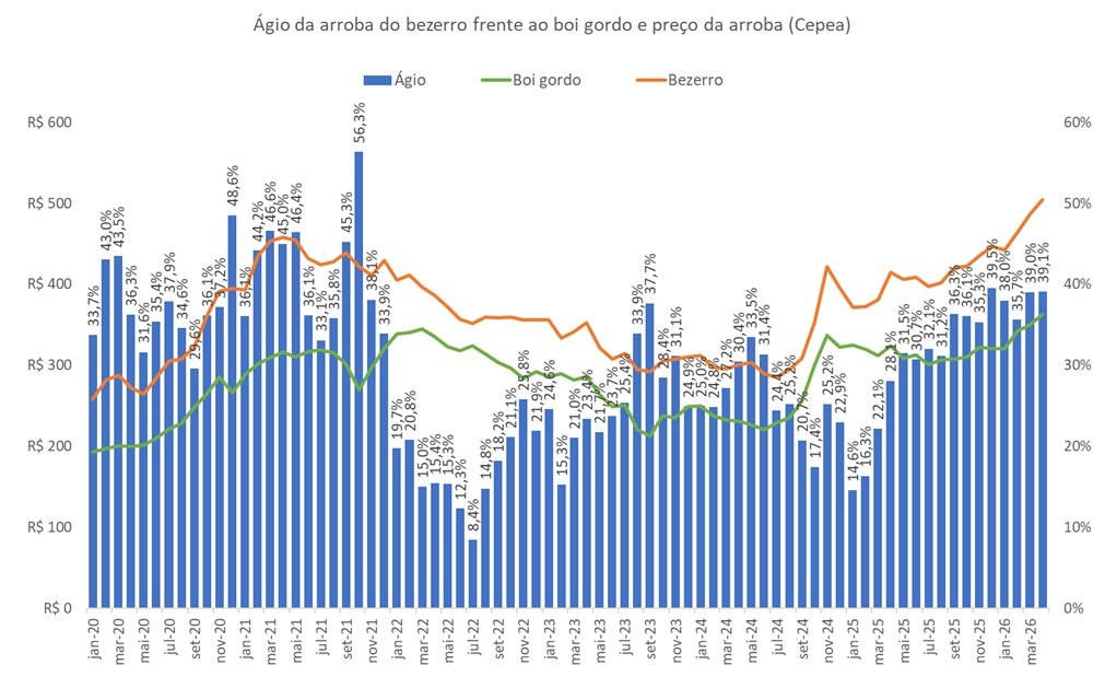 ágio do bezerro